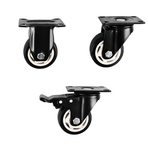 Modern Duty Furniture Storage Rack with PU Polyurethane Swivel and Fixed Casters <b>for</b> Dining & Kitchen Use - Product Image 1