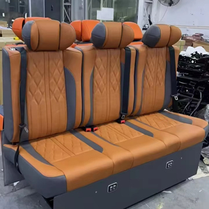 Asientos Modificados de Lujo VIP para Camioneta, Asiento de Sofá <span class=keywords><strong>Cama</strong></span> Plegable para Sprinter, Coaster, King Long, Accesorios Interiores para Automóviles - Product Image 1