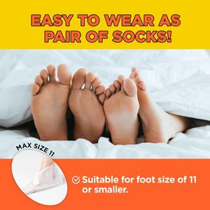 Masque de peau de <span class=keywords><strong>pied</strong></span> de citron de marque privée absorbant rapidement naturel élimine les odeurs masque de pieds doux exfoliant de bébé pour la peau sèche rugueuse - Product Image 6