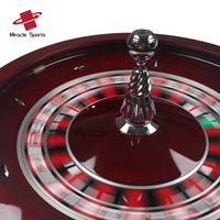 Roue de roulette de qualité supérieure de 32 pouces, fabriquée à la main, de qualité casino, Miracle Gaming