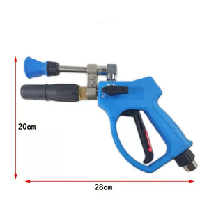 Pistola de espuma de alta presión con válvula de 2 vías para lavado de coches de autoservicio y pistola pulverizadora de agua giratoria de doble uso - Product Image 6