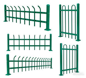 Panneaux de clôture de jardin en fer, clôture décorative pour l'intimité et la sécurité, pour cour, pelouse, parterre de fleurs, <span class=keywords><strong>barrière</strong></span> extérieure en métal avec revêtement en poudre - Product Image 4