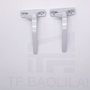 침실 및 욕실 용도를위한 현대 액세서리 알루미늄 합금 창 손잡이 좌우 여닫이 나사 유형 - Product Image 4