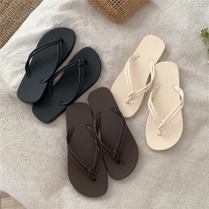 Nouvelles <span class=keywords><strong>sandales</strong></span> de plage compensées d'été, tongs tendance pour femmes, décontractées d'extérieur, rehaussantes, en mousse, souples effet pieds nus - Product Image 1