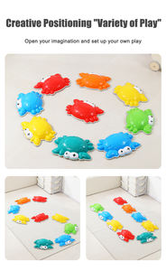 Stepping Stones para niños, 3 juegos de piedras de equilibrio para niños pequeños, juguetes sensoriales antideslizantes, carrera de obstáculos para habilidades de coordinación para niños - Product Image 4