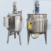 Cuve de mélange et de fusion de chocolat en acier inoxydable de 500 litres, à double enveloppe chauffante, avec agitateur et chauffage intégré
