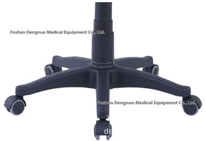 Sillón Dental MKS-025, Sillón de Odontólogo Giratorio y Elevador con Ruedas de Acero Inoxidable - Product Image 2