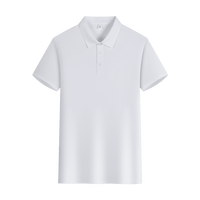Chemise à col vintage unisexe, couleur unie, 190g, 100% polyester piqué, manches courtes élastiques pour 7710-6 #