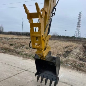 日本で使用されたキャタピラー305.5E2掘削機、5.5トンミニショベル、エンジン、ギアボックス、ポンプ、アタッチメント付き、2020-2024年式、5955mm半径 - Product Image 6