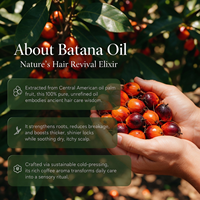 Minyak Batana untuk Pertumbuhan Rambut 100 Persen Murni Tanpa Pemurnian Cold Pressed Hair Butter Perawatan Kulit Kepala Kering yang Menutrisi Secara Mendalam Private Label