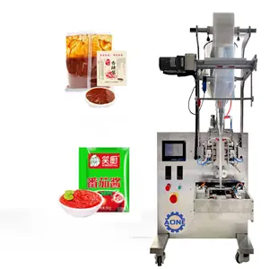 Máquina automática de embalagem de líquidos para cremes e molhos de iogurte, loção, shampoo, creme e molho, geléia e mel, pasta de tomate