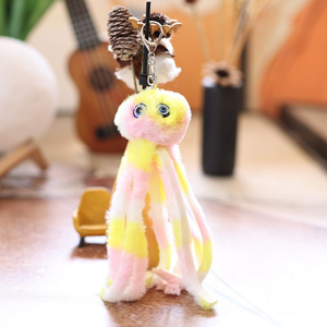 พวงกุญแจตุ๊กตาปลาหมึกน่ารักหลากสีสัน ของเล่นสัตว์ทะเลแบบตุ๊กตา สำหรับของขวัญส่งเสริมการขาย ขายส่ง - Product Image 3