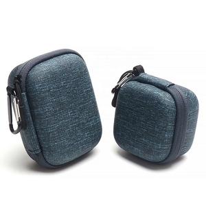 Wholesale Custom EVA Headphone Case with Zipper Hanging Buckle Portable <strong>Earphone</strong> Headphone Accessories Electronic Storage <strong>Bag</strong> - Product Image 1