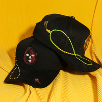 Gorra de Béisbol Unisex de Gamuza con Parche de Metal y Pedrería, Envío Rápido, Venta al por Mayor, Gorras de Moda G5, Gorras para Barba, Gorras Rico