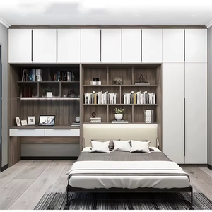 Lit escamotable moderne personnalisé | Design pliable peu encombrant | Twin/Full/Queen/<span class=keywords><strong>King</strong></span> Size | Avec bureau - Product Image 6