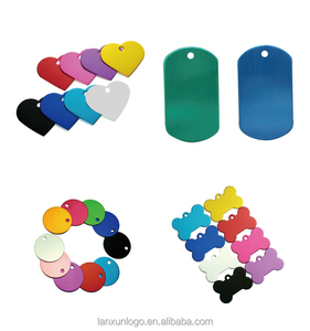 LANXUN LX2220 Etiquette de <span class=keywords><strong>carte</strong></span> d'identité de <span class=keywords><strong>chien</strong></span> en aluminium vierge personnalisée finition anodisée sérigraphie étiquette de <span class=keywords><strong>chien</strong></span> en métal - Product Image 4