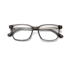 Gafas de Diseño Retro de Lujo con Logotipo Personalizado, Montura de Acetato, Patrón Sólido, Montura Óptica para Gafas, Muestra - Product Image 1