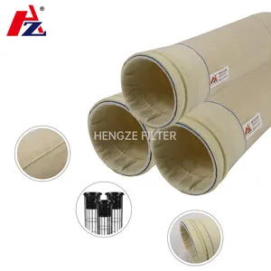 High Temperature Industrial Nomex Polyester/acrylic/aramid/flumex/ptfe Bag Filter Dust Collector Filter Bag