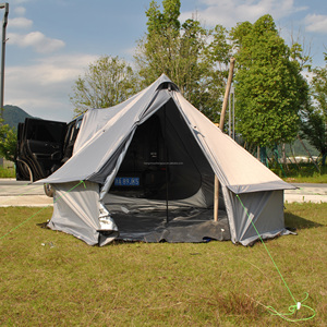 Tenda mongolo posteriore per auto da 8 persone stile <span class=keywords><strong>Tepee</strong></span> per stufa posteriore tenda per auto Yurt - Product Image 2