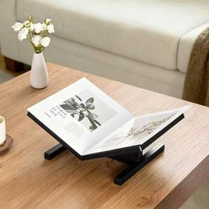 Estantería de madera, soporte de escritorio sencillo, estante móvil de madera maciza para recetas de encimera de cocina, soporte de lectura - Product Image 1