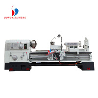 Torno Mecánico Horizontal Manual de Servicio Pesado CW6163 de 2000MM con Nuevo Orificio de Eje Principal Grande, Husillo NT40, 4 Portaherramientas, 220V/380V