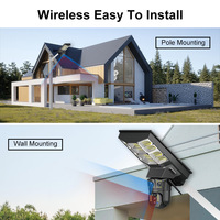 Caméra de vidéosurveillance V380 WIFI 4g Lampes solaires pour parking extérieur étanche tout-en-un Lampadaire solaire LED avec caméra