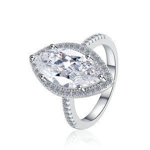 <span class=keywords><strong>Mylove</strong></span> Bague oeil en argent sterling 925 pour femme Bijoux de fiançailles de mariage fin à la mode avec 5ct Moissanite Trendy Style - Product Image 6