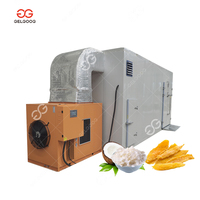 500Kg Hoge Efficiëntie Industriële Hetelucht Fruit Weegbree Mango Thee Kokosnoot Schil Chips Droger Voedsel Dehydrator Machine Voor Pasta