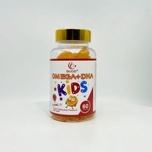 DUOZI Gummies Omega 3 DHA pour enfants, 60 unités, complément alimentaire à base d'huile de poisson pour la santé du cerveau et des yeux - Product Image 1