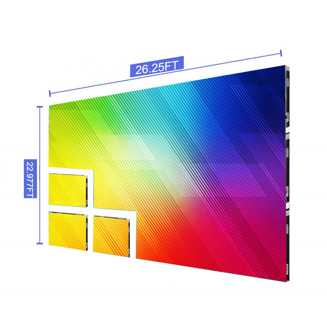 High Quality 1.56mm Pixel HD Indoor LED Screen P1.5 Ultra Thin Wall Mount Video Wall Display 1000cd Brightness 5-year Warranty