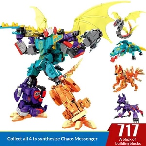 103081-086 Mecha Transformer Hercules 6-en-1 Jouet de construction pour garçons Blocs de construction en plastique <span class=keywords><strong>Robot</strong></span> à assembler - Product Image 3