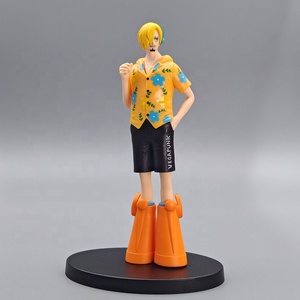 Ventas calientes 6 estilos Egg Head Island One Pieced <span class=keywords><strong>Luffy</strong></span> Zoro Sanji Nami Beautiful Girl Standing Posture Figuras de acción - Product Image 4