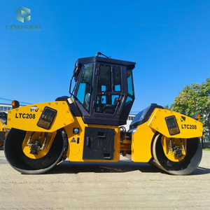 <span class=keywords><strong>LTC210</strong></span> 10 Ton asfalt yol vibrasyonlu silindir çift çelik varil yol silindiri - Product Image 6