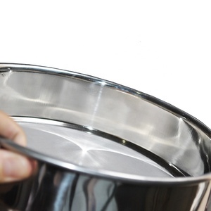 Filtro de prueba de muestra de cribado estándar de acero inoxidable 304 de fábrica, tamiz de harina en polvo de farmacopea - Product Image 4
