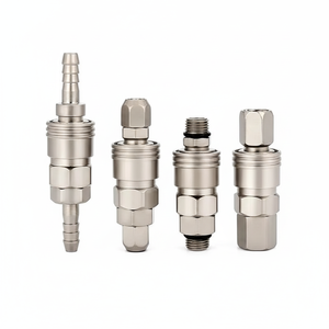 Aksesori pompa & kompresor udara pneumatik konektor cepat penguncian otomatis tipe C fitting pipa Dok selang udara Pria Wanita - Product Image 1