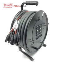 Câble XLR mâle-femelle à 3 broches professionnel en PVC 4-16 canaux multimédias équilibré rallonge audio blindage en feuille