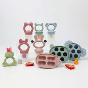 Stockage de lait maternel sans BPA personnalisé sans fruits et légumes Tétine en silicone pour fruits de bébé Mangeoires pour fruits de bébé - Product Image 4