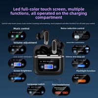 Écouteurs TWS A9 Pro avec écran intelligent, traduction IA en 144 langues, suppression active du bruit (ANC), affichage couleur intégral