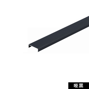 Bande de chant en alliage d'aluminium en forme de U pour portes d'armoires - Largeur et épaisseur personnalisables, fermeture robuste sans peinture pour panneaux - Product Image 4
