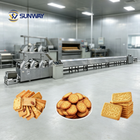 Machine de formage de biscuits croustillants commerciaux, unité de production et de transformation de snacks et de biscuits
