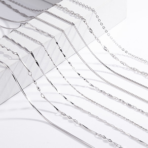 Chuỗi Hạt Bạc 925 Sterling Silver Chuỗi Điều Chỉnh Trang Sức Làm - Product Image 1
