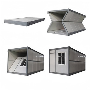 Contenedor plegable prefabricado de acero económico Casa de estar a prueba de huracanes Casa portátil prefabricada impermeable - Product Image 2