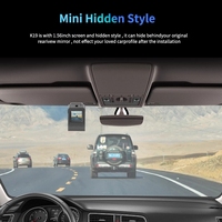 Caméra DVR de voiture WiFi 4G K19 Double objectif Full HD 1080P Écran 2,0 pouces Suivi GPS Dashcam avec caméra de recul Enregistreur vidéo Dashcam