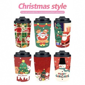 แก้วกาแฟสแตนเลส 304 ใหม่ ปี 2026 ขนาด 12 ออนซ์ ขายส่ง แก้วกาแฟแบบมีสเกล ปรับแต่งได้ - Product Image 2