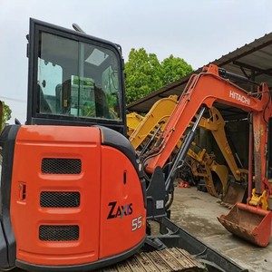 Excavatrice Hitachi ZX55U de qualité supérieure 5.5 tonnes Mini Digger Projet de terrassement Moteur Pompe à engrenages Roulement - Product Image 6