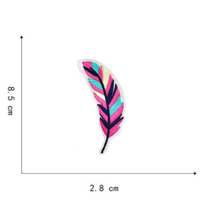 Nouveauté : Patch brodé thermocollant motif feuille magnifique pour vêtements et sacs - Product Image 6