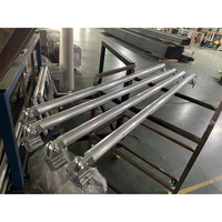 Estructura de Aluminio de Tubo Único con Abrazadera para Refuerzo Diagonal, Iluminación y Montaje de Equipos