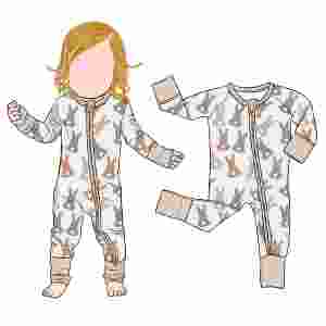 Combinaisons pour bébé en gros pour Pâques, imprimés de bébés et d'œufs, manches longues, tissu en bambou, pyjamas pour bébé, combinaison pour nouveau-né - Product Image 6