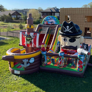 Château <span class=keywords><strong>gonflable</strong></span> géant sur le thème du bateau pirate GMY pour adultes avec toboggan, brincolines gonflables, <span class=keywords><strong>aire</strong></span> <span class=keywords><strong>de</strong></span> jeux pour bébés pour les fêtes - Product Image 2