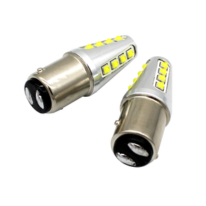 Luz de Reversa LED 1156 BA15S P21W Roja Ámbar Blanca Azul <span class=keywords><strong>Verde</strong></span> 12V 24V 1157 BAY15D P21/5W Luz de Freno LED para Automóvil, Lámpara de Señal de Giro LED - Product Image 1